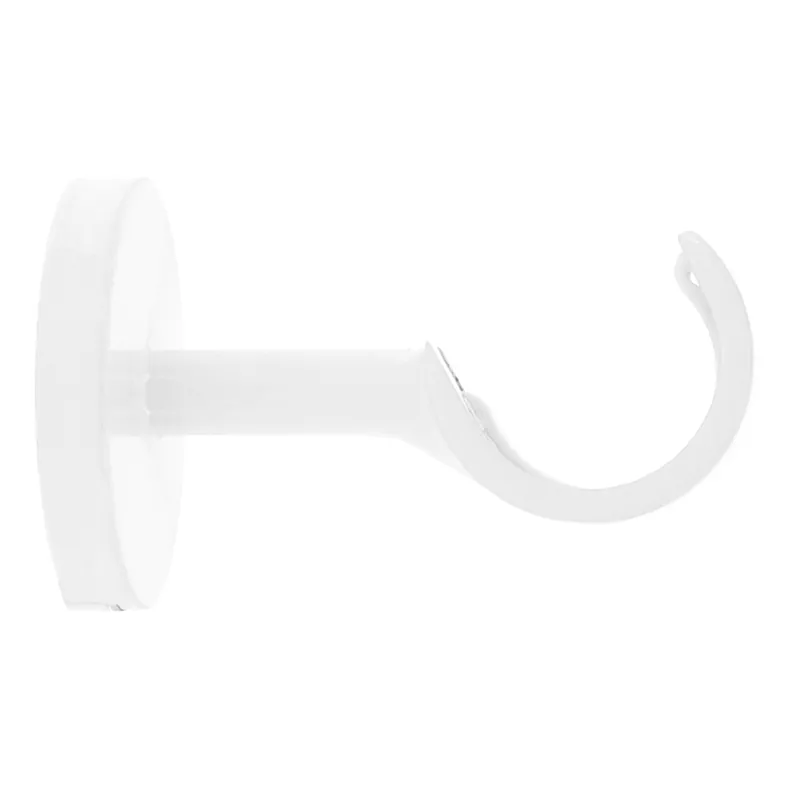 Offre Du Jour Support ouvert en métal de 60 mm diam 28 mm Finition Blanc brillant par 2 - MOBOIS