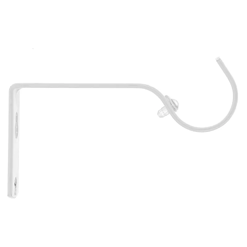 Support ouvert en métal de 90 mm diam 28 mm Finition Blanc brillant par 2 - MOBOIS Réduction