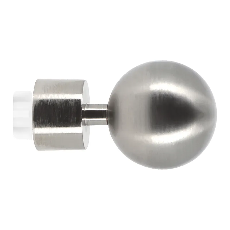 Commander Maintenant Embout déco boule en métal diam 28 mm Finition Chromé par 2 - MOBOIS