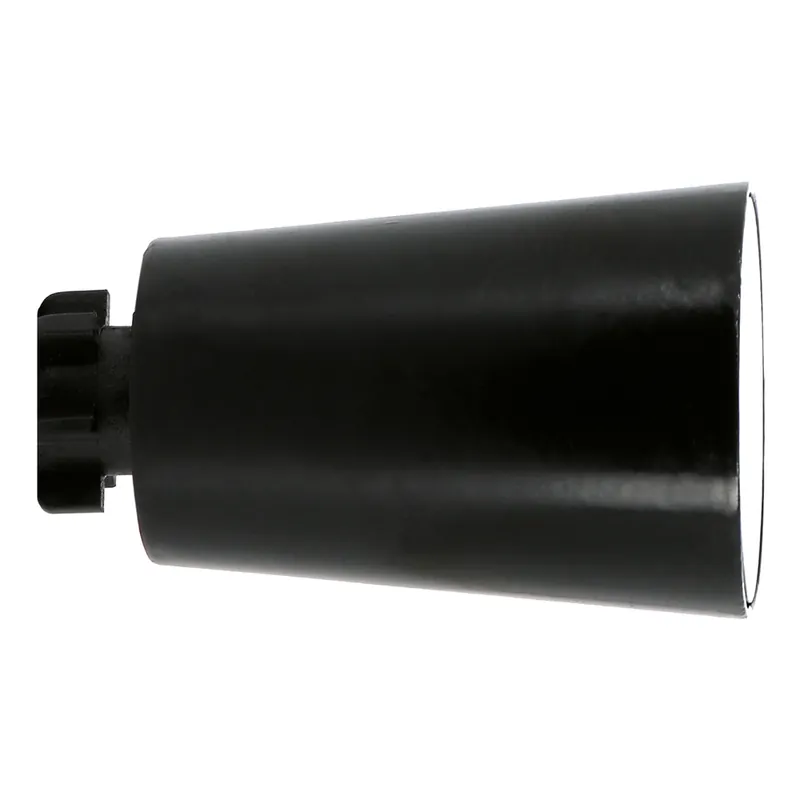 Offre Du Jour Embout déco pommeau en métal diam 28 mm Finition Noir brillant par 2 - MOBOIS