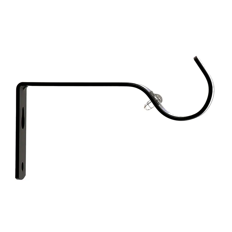 Offre Spéciale Support ouvert en métal 90 mm diam 28 mm Finition Noir brillant par 2 - MOBOIS