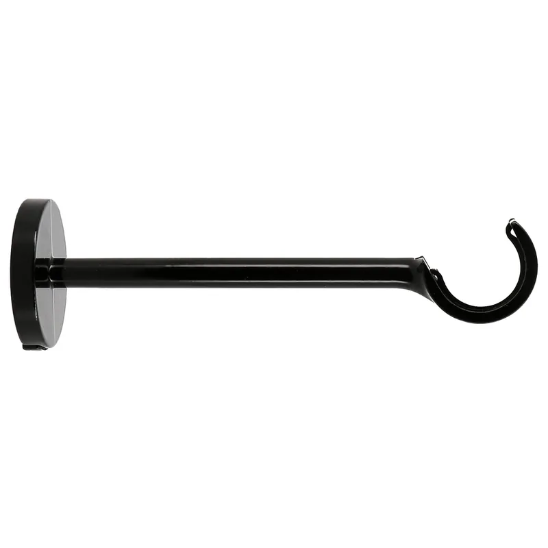 Support ouvert en métal 150 mm diam 28 mm Finition Noir brillant - MOBOIS Offre Exclusive
