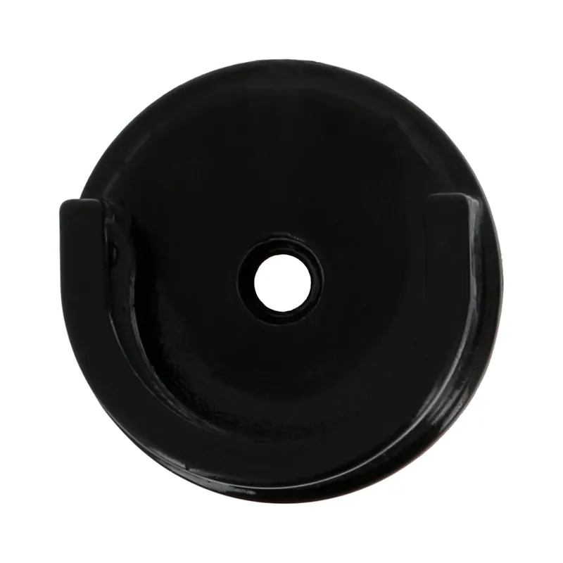 Naissance entre mur en métal diam 28 mm Finition Noir brillant par 2 - MOBOIS Remise