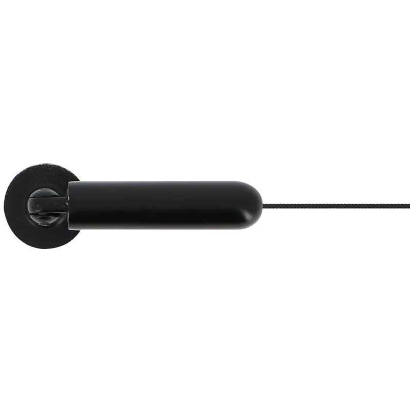 Support embout moderne par 2 avec cable de 4 m Finition Noir mat - MOBOIS Produit De Marque
