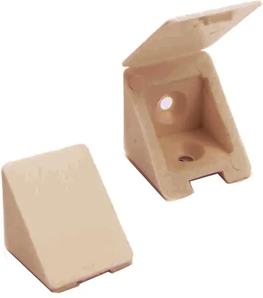 Prix Promo Tac ecker polypropylène 3 faces marron 27x60x54mm boîte de 50 - MONIN - 511890