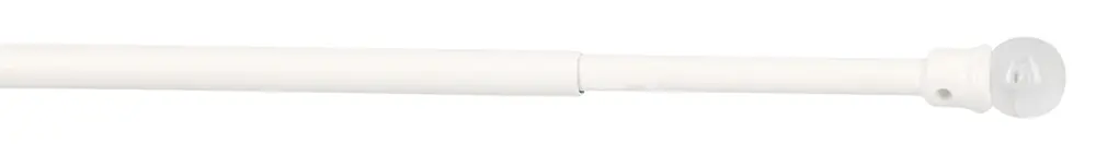 Tringle de vitrage extensible en métal de 40 à 65 cm diam 7 Finition Blanc mat - MOBOIS Soldes