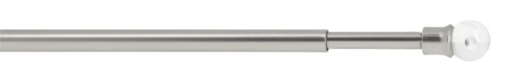 Tringle de vitrage extensible en métal de 0.6 à 1 m diam 7 Finition Nickel mat - MOBOIS Bon Plan