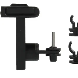 Bon Plan Support à clipser pour tringle de vitrage Finition Noir mat par 2 - MOBOIS