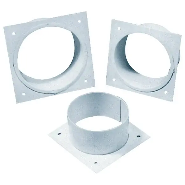 Prix Choc Raccord de ventilation sortie murale - Acier peint - D125mm AUTOGYRE