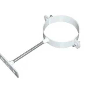 Prix Promo Collier mural galvanisé blanc 125 mm - UBBINK - 225762