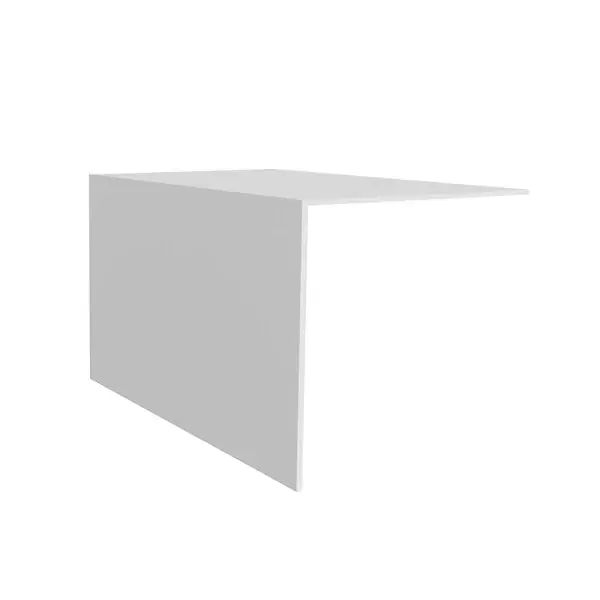 Bon Marché Profilé cornière de finition PVC blanc - 3m 100x100 QUADROFORM