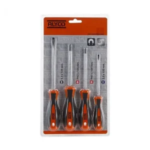 Set de 4 Tournevis Alyco Orange 170449 Marque