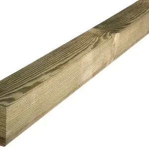 Poteau carré en pin traité autoclame - 88x88x2400mm SOLID Prix Réduit