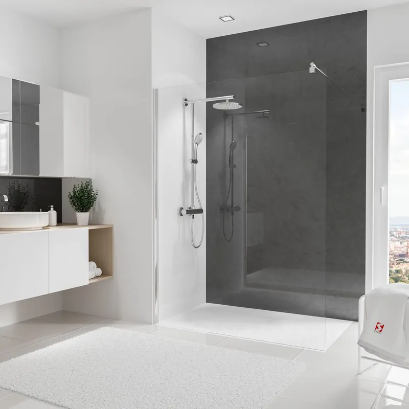 Must-Have Panneau mural de douche 150x255 cm ardoise DécoDesign Brio - SCHULTE