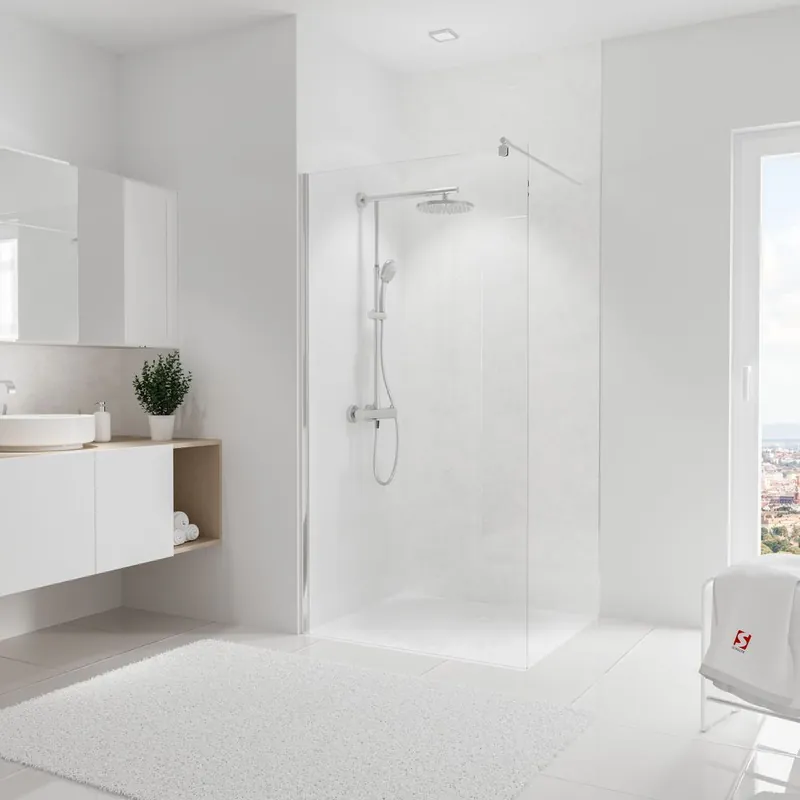 Usine Directe Panneau mural de douche 100x255 cm marbre DécoDesign Brio - SCHULTE
