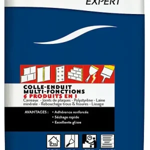 Quantité Limitée Colle enduit multifonctions 6en1 - poudre - sac 25kg SEMIN