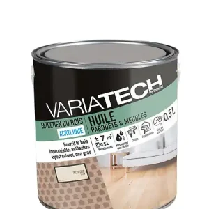 Petit Prix Huile parquet et meubles incolore 0,5L VARIATECH