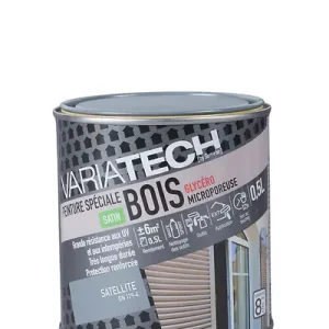 Commander Maintenant Peinture spéciale bois glycéro Satin Satellite 0.5L VARIATECH