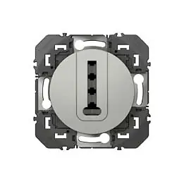 Certifié Prise téléphone T aluminium Dooxie Aluminium 8 contacts LEGRAND