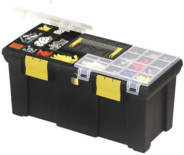 Boîte à outils polypropylène Classic - Noir et jaune - 41cm STANLEY Nouveauté