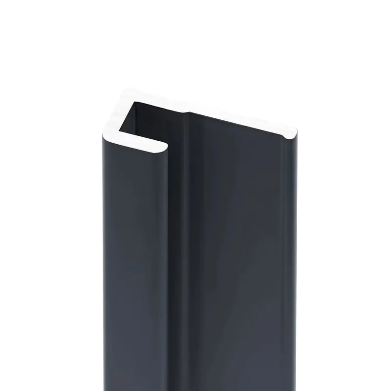 Jusqu'à Épuisement Des Stocks Profilé de finition anthracite pour panneaux muraux de 210 cm - SCHULTE