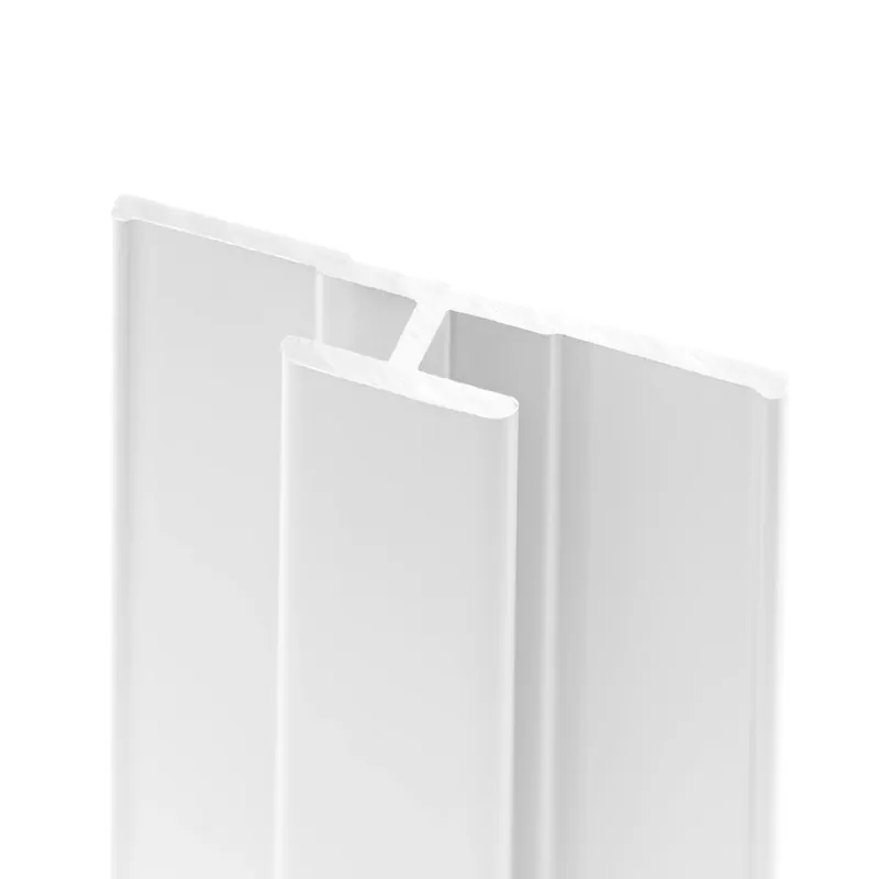 Profilé de jonction blanc pour panneaux muraux de 210 cm - SCHULTE Prix Cassé