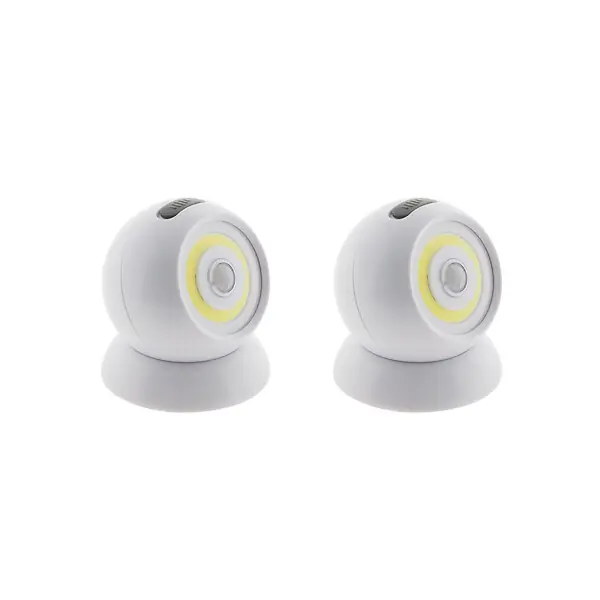 Lot de 2 veilleuses LED 2W avec détecteur de passage - Otio Prix Réduit