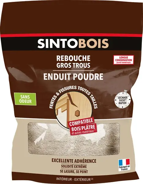 Acheter Direct Enduit poudre multi-surfaces Clair - 1kg SINTO