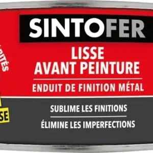 Prix Choc Enduit de finition Métal Surface extra-lisse 170ml SINTO