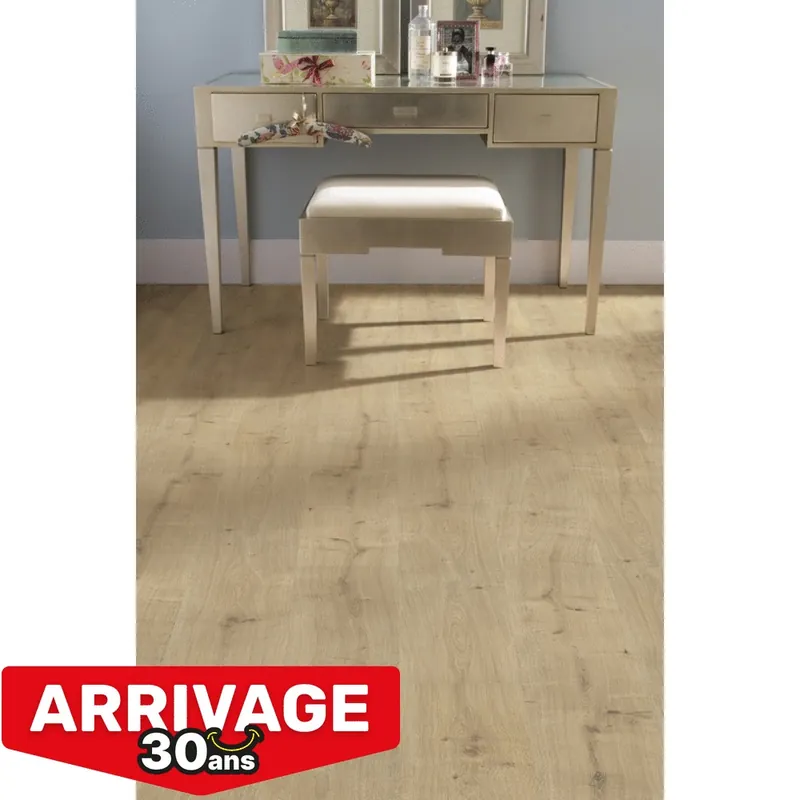Jusqu'à Épuisement Des Stocks Sol stratifié décor bois NEW ENGLAND ép 7 mm 19,2 x 128,5 cm AC4 paquet de 2,47 m² AJ TIMBER