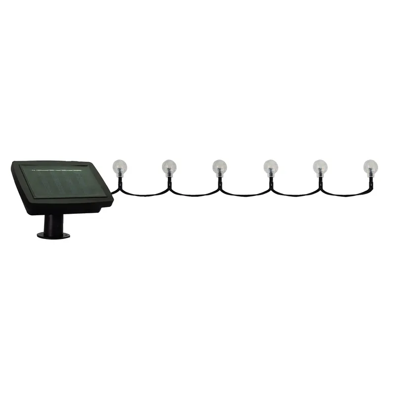 Achetez Aujourd'hui Guirlande lumineuse extérieur solaire LED 8m Saria noir IP44 blanc chaud - TIBELEC