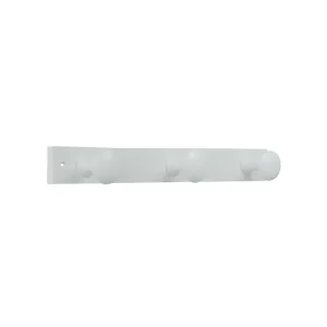 Portemanteau à fixer Dexter blanc 3 têtes CIE D/BOIS Offre Spéciale