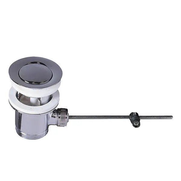 Bonde de lavabo en laiton chromé sans tirette SL201 WIRQUIN Nouvel Arrivage