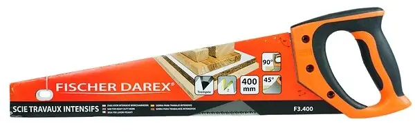Paiement Sécurisé Scie égoïne inaffûtable - Lame acier trempé - 400mm FISCHER DAREX