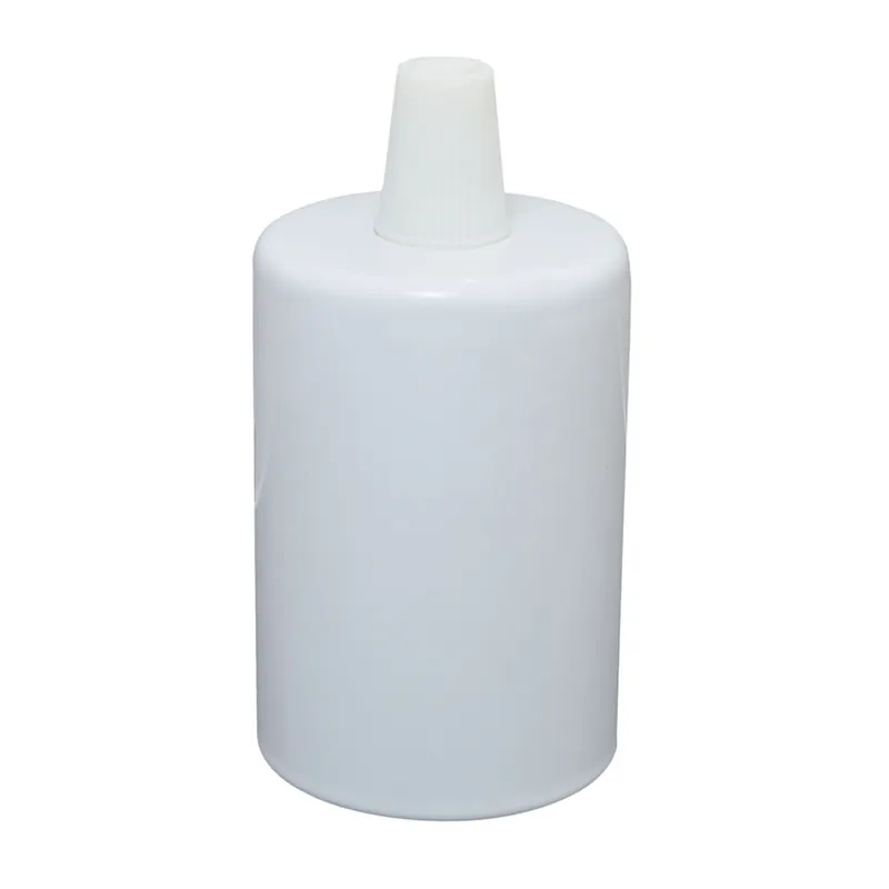 Douille électrique E27 métal blanc - TIBELEC Meilleure Vente