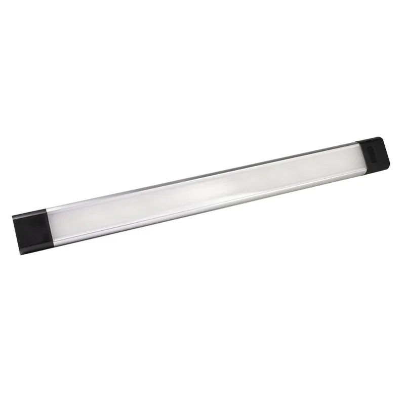 Réglette LED 30 cm avec interrupteur infrarouge Leopolis noir 380 lumens blanc variable - TIBELEC Produit De Marque