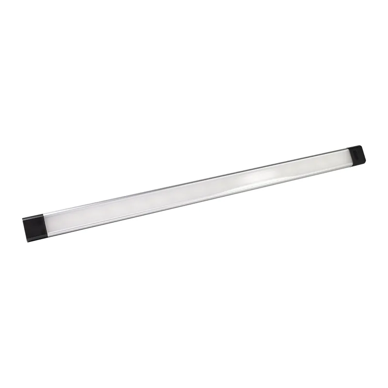 Certifié Réglette LED 50 cm avec interrupteur infrarouge Leopolis noir 800 lumens blanc variable - TIBELEC