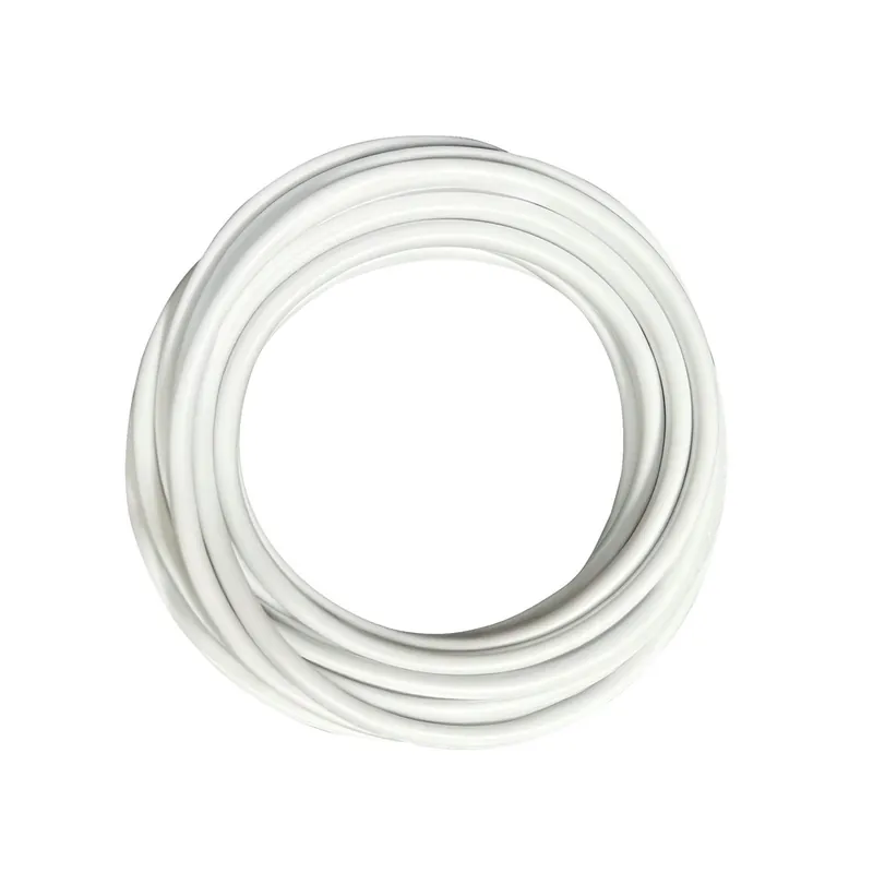 Câble électrique plastique plat blanc 3m - TIBELEC Vente Directe