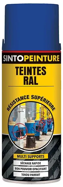 Aérosol bleu gentil RAL5010 400ml peinture de maintenance - SINTO - 920285 Prix Cassé