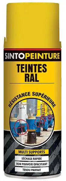 Aérosol jaune brillant RAL1021 400ml peinture de maintenance - SINTO - 920230 Promotion Saisonnière