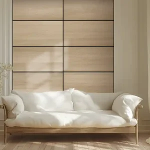 Offre Du Jour Panneau acoustique mural chêne clair - 8 x 400 x 800 mm - LEITL