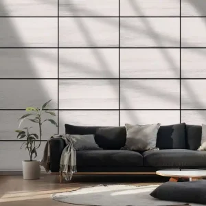 Panneau acoustique mural chêne blanc - 8 x 400 x 800 mm - LEITL Prix Bas