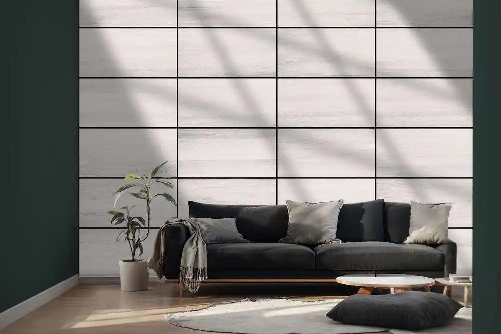 Panneau acoustique mural chêne blanc - 8 x 400 x 800 mm - LEITL Prix Bas
