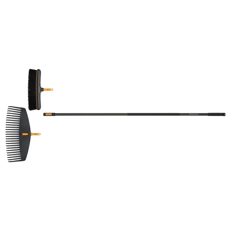 Set Manche avec râteaux 14 dents et balai à feuilles OneClickTM FISKARS Retour Gratuit