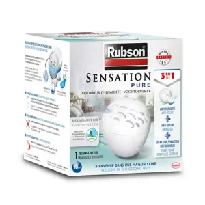 Commander Vite Absorbeur d‘humidité SENSATION Pure 3en1 - 10m² RUBSON