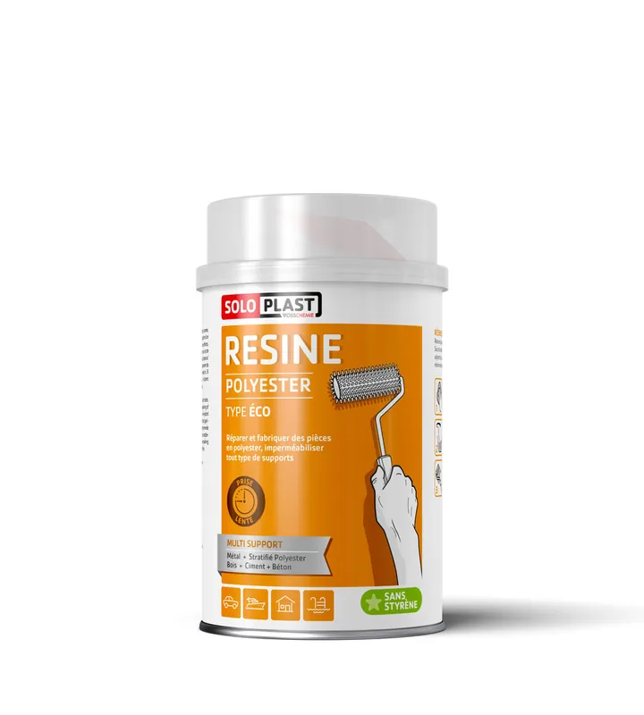 Résine polyester type éco 1 kg SOLOPLAST Marque