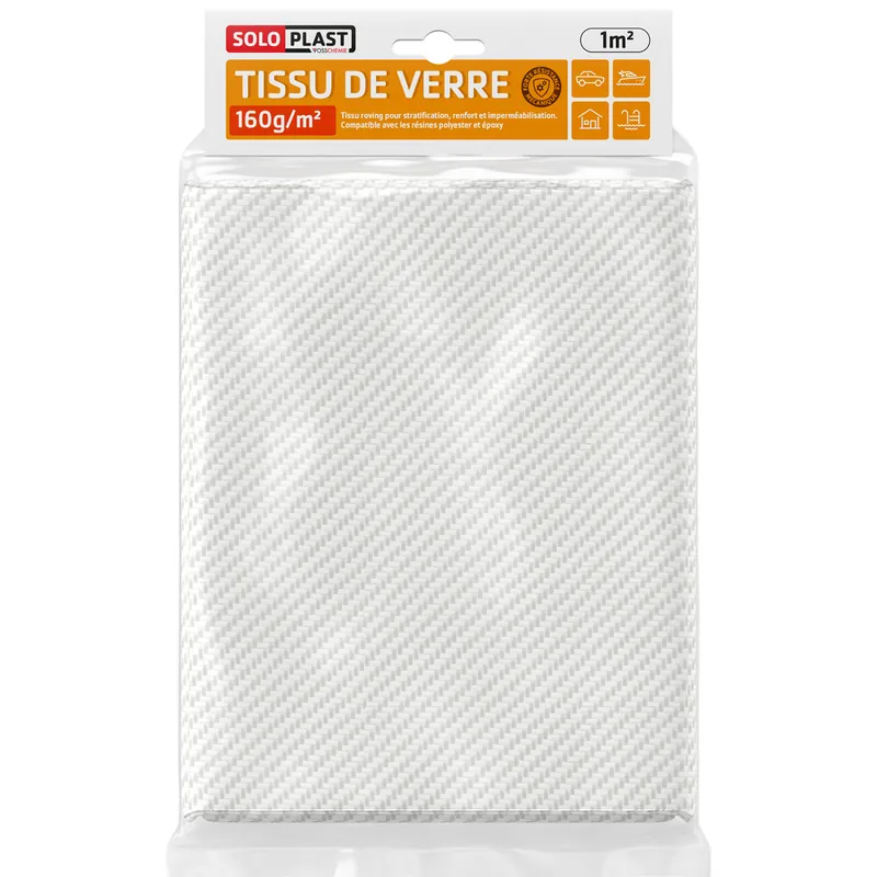 Tissu de verre 160g/m² SOLOPLAST Prix Promo