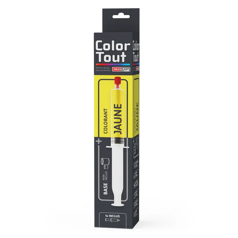 Promotion Colorant pour peinture époxy jaune 20 ml COLORTOUT