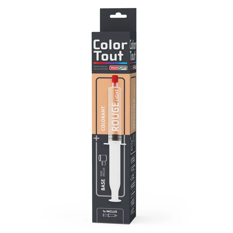 Réduction Colorant pour peinture époxy rouge light 20 ml COLORTOUT