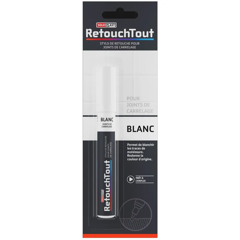 Acheter Direct Stylo de Retouche pour joints de carrelage blanc 10 ml